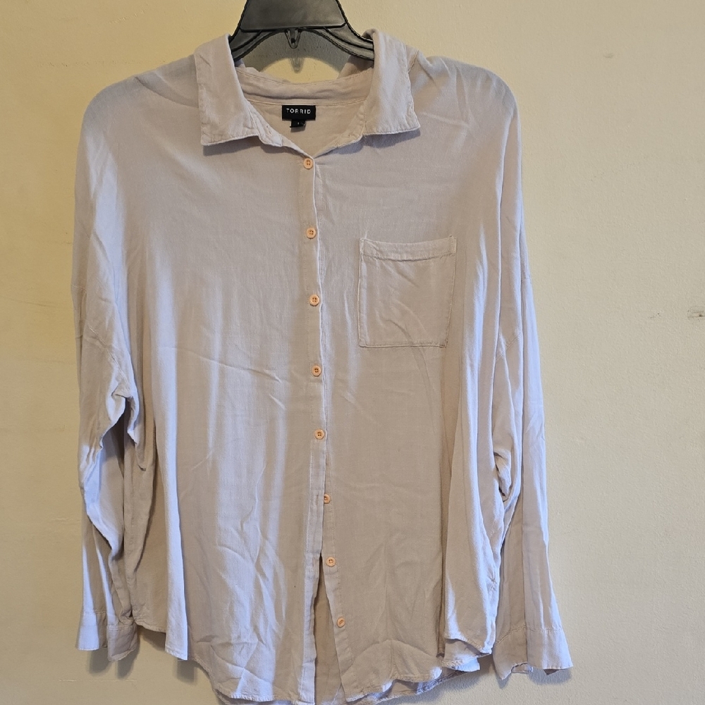 Torrid Light Casual Button-Down Shirt